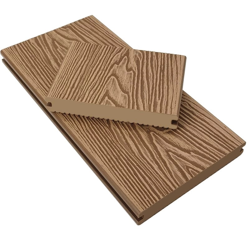 Tercel 140*25mm Formaldehyde-free Water-proof 3D Woodgrain WPC Decking Made from Recycled Plastic